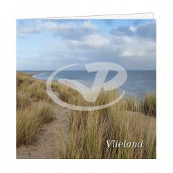 Wenskaart Havenstrand Vlieland