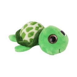 Pluche Schildpad met Glitter Ogen 11,5cm.