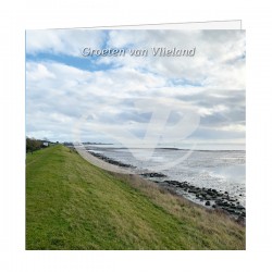 Wenskaart Dijk Met Laag Water