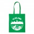 Katoenen Tas Vlieland Vintage met Vuurtoren Groen