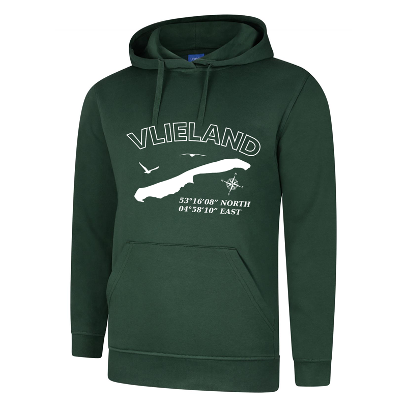 Vlieland Hoodie Bottle Green